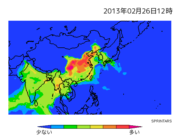 大気汚染粒子予測